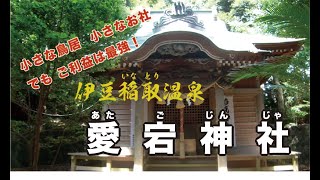 愛宕神社【あたごじんじゃ】伊豆稲取温泉　伊豆のパワースポット　鳥居・お社は小さくてもご利益は最強！  Atago Shrine