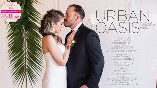 Sacramento Wedding Inspiration: Urban Oasis {The Layout} featured in Real Weddings Magazine