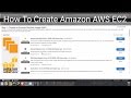 Learn how to create An AWS EC2 Instance From Scratch - Amazon Web Services