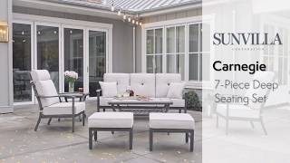 SunVilla Carnegie 7pc Deep Seating Set