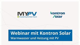 Partnerwebinar my-PV / Kontron Solar