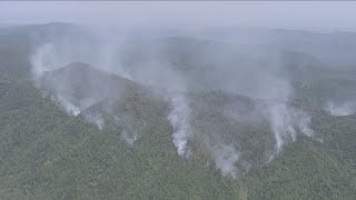 【HTBニュース】雄武町で大規模森林火災