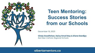 Teen Mentoring: Success Stories from our Schools