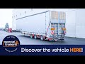 MAX Trailer - MAX100 semi trailer w/ 3 axles, double hydraulics ramps & curtainsider superstructure