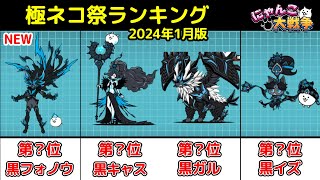 【にゃんこ大戦争】極ネコ祭当たりキャラランキング!!【最新2024年1月版】【The Battle Cats】