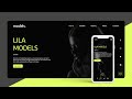 Design a Stylish Fashion Modeling Business Landing Page | HTML, CSS & Vanilla JS Tutorial