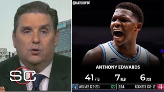 Anthony Edwards is a freaking superstar! - ESPN reacts to Timberwolves take down Rockets 127-114