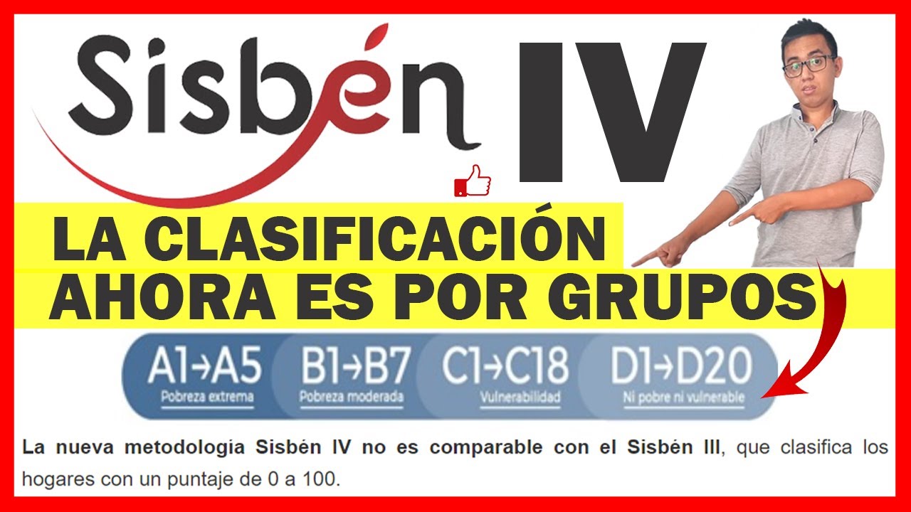 Sisbén IV La Clasificación Ahora Es Por Grupos: A, B, C Y D ...