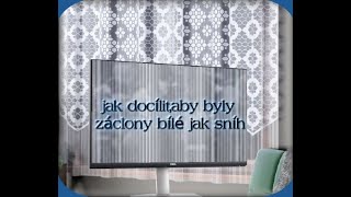 jak docílit,aby byly záclony bílé jak sníh