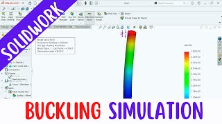 solid works simulation tutorial for beginners : buckling analysis