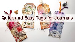 Quick and Easy Tags for Journals                                          #artjournal #junkjournal