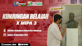 KUNJUNGAN BELAJAR X MIPA 3 || FAKULTAS KEDOKTERAN UNIVERSITAS INDONESIA || LIPUTAN KEGIATAN