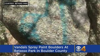 Vandals Mar Popular Scenic Spot In Boulder County