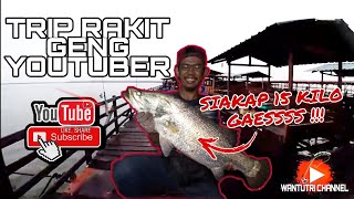 WAN #11 - TRIP RAKIT BERSAMA GENG YOUTUBER I STRIKE SIAKAP 15KG | YOYO RAKIT