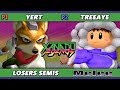 Xanadu Legends 5 Losers Semis - Yert (Fox, Marth) Vs. Treeaye (Ice Climbers) Smash Melee - SSBM