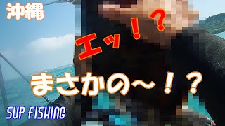 【VOL19】予想外のヤツが釣れてしまったぁぁ～！沖縄本島中部（勝連）＆（宇堅）＃ライトゲーム＃サップフィッシング#ウミガメ