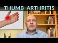 Thumb Arthritis Pain : The Very Best Advice, Self Help & Treatment