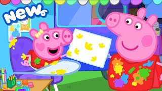 Peppa Pig Tales 2026 🖌️ Painting with Baby Evie! 🎨 Mixing FUN Colours! 🌈 BRAND NEW Peppa Pig Episode