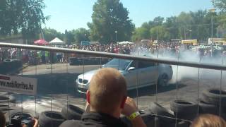 Powerfanatics BMW Találkozó 2013. Zamárdi E60 M5 V10 burnout