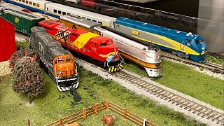 Operating Locomotives & Model Trains on my 1:87 Scale Layout Live