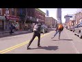 through new york city on twister edge skates