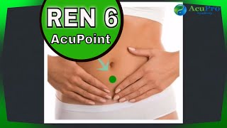 REN 6 Acupuncture Point (CV 6 Functions and location)