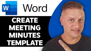 How to Create Meeting Minutes Template in Word | Word Tutorial 2025