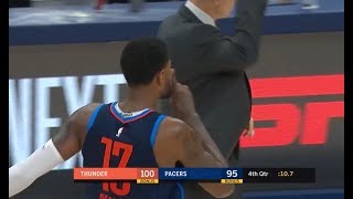 Paul George Booed in Return to Indy, Finishes by Shushing Crowd in Thunder Win