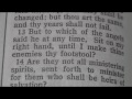 1107 hebrews 1 chronological bible thy years shall not fail