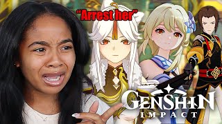 I ALMOST GOT ARRESTED?! and we meet the Adepti of LIYUE! | Genshin Impact