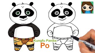 How to Draw Po | Kung Fu Panda