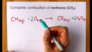 Complete Combustion of Methane (CH4) Balanced Equation