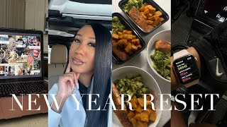 NEW YEAR RESET FOR 2025 | DEEP CLEANING, NEW GOALS, VISION BOARD, BECOMING HER + MORE