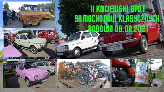 II kociewski zlot samochodów klasycznych, Bobowo 08.08.2021