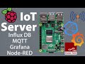 Raspberry Pi IoT Server Tutorial: InfluxDB, MQTT, Grafana, Node-RED & Docker