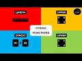 String Functions in SQL | Length, Concat, Upper, Lower Function | SQL Series : #35