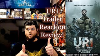 🎥 URI: The Surgical Strike -  Hindi Trailer Reaction Review!
