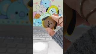 BT21 unboxing Chimmy popsocket 🎀  #shorts #youtubeshorts #unboxing #bt21