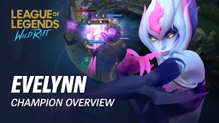 Evelynn Champion Overview | Gameplay - League of Legends: Wild Rift