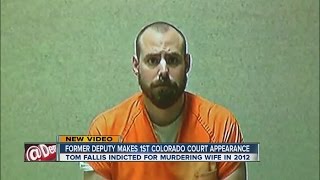 Ex-deputy charged in wife's murder makes court appearance