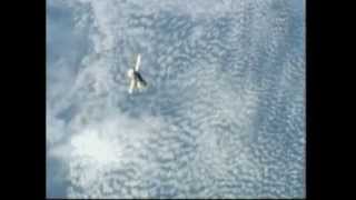 Expedition 25 Soyuz TMA-19 undocks from the International Space Station