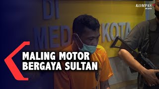 CCTV Maling Motor Bergaya Sultan