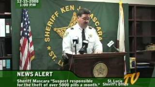 St. Lucie County Sheriff's Office : Pharmacy Tech arrested for stealing 40,000 oxycodone pills