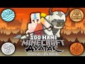 100 Hari di Minecraft AVATAR The Last Airbender❗️❗️MENGUASAI 4 ELEMENT AVATAR❗️❗️