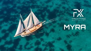 MYRA ⛵ Luxury Crewed Gulet #yachtcharter @fxyachting Greece #yachting #islandhopping #sailing #yacht