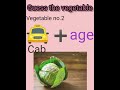 Can you guess🤔 the vegetable by emoji @guessthepuzzle #guess #vegetables #emoji #viral #shorts #fun