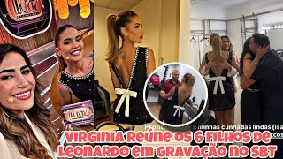 VIRGINIA MOSTRA BASTIDORES DE GRAVAÇÃO COM OS IRMÃOS DE ZÉ FELIPE EM EPISÓDIO ESPECIAL DE SABADOU!