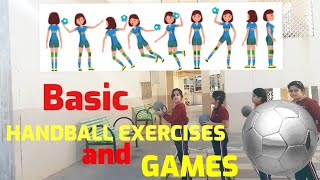 2 Basic Handball exercises and games for students | physical education | Pe games