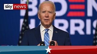 US Election: Joe Biden says 'every vote must be counted'