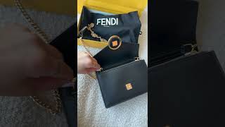 Fendi Wallet on Chain Unboxing | Black and Gold | Australia